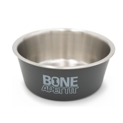 Freezack Dog Bowl Bone Appétit grey L