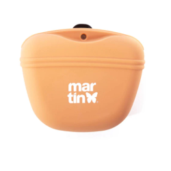 Martin pochette à friandises 13 cm en silicone jaune