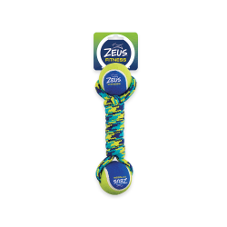 Zeus Rope TPR Dumbbell jouet pour chiens