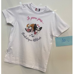 T-shirt "Je peux pas..." - nouveau