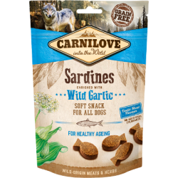 Carnilove Dog Snacks - Sardines avec ail sauvage