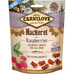 Carnilove Crunchy Dog Snacks - Maquereau avec framboises