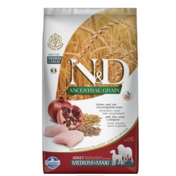 N&D Ancestral grain - Poulet & Grenade Adult Medium/Maxi 2.5kg