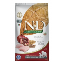 N&D Ancestral grain - Poulet & Grenade Adult Medium/Maxi