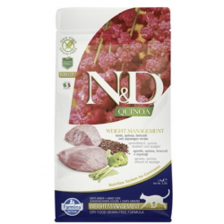 N&D Quinoa Weight Management - Agneau & Broccoli grain free chat