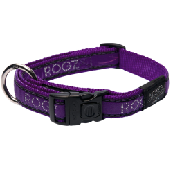 Rogz Collier pour chiens - Purple chrome XXL