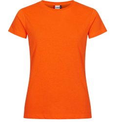 New Classic-T Ladies avec logo Boulie's & Co- Orange Fluo